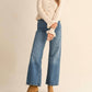 &Merci - Ruffle Hem Ribbed Knit Cardigan