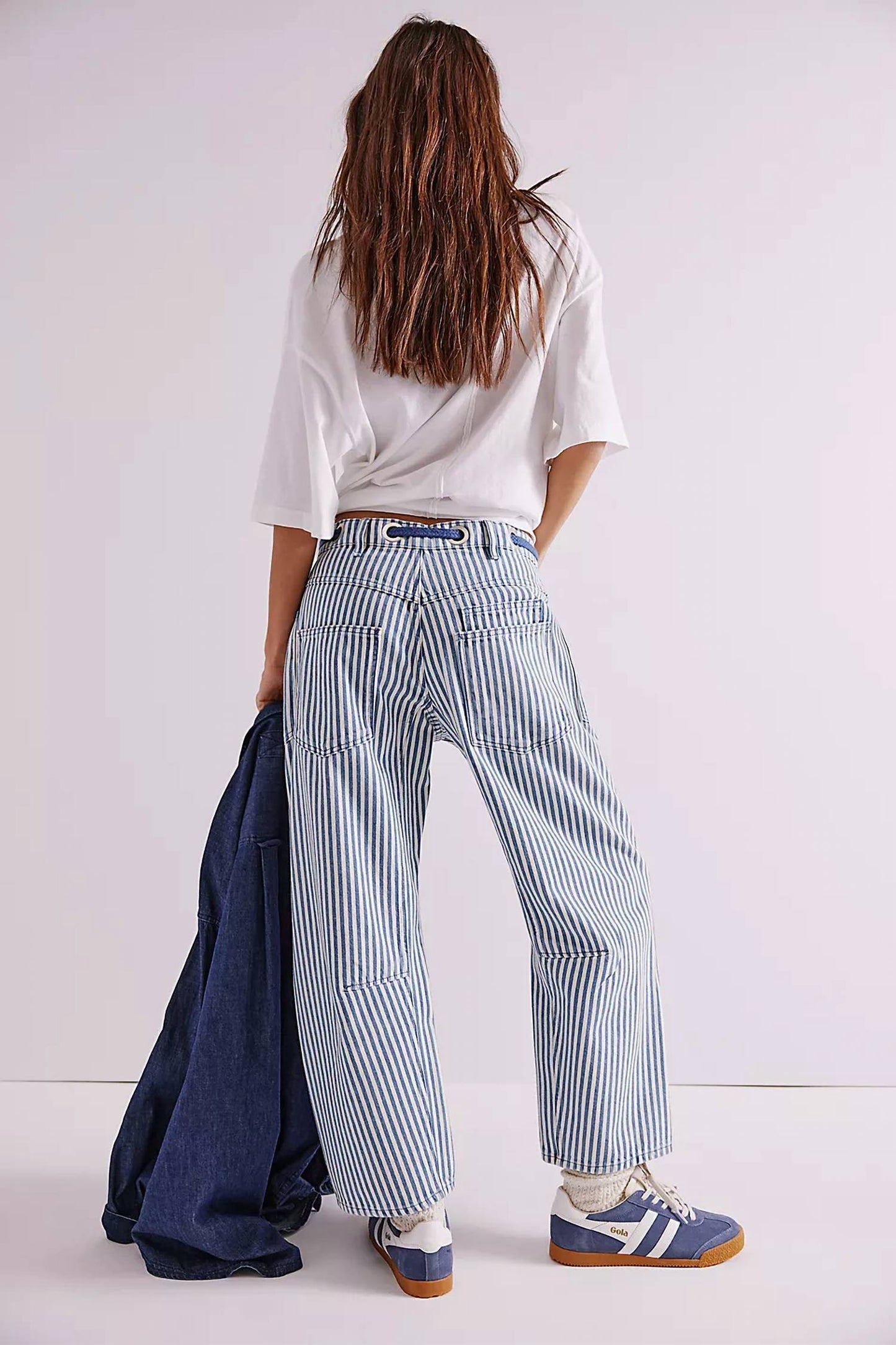 Free People - Moxie Railroad Low-slung Jeans