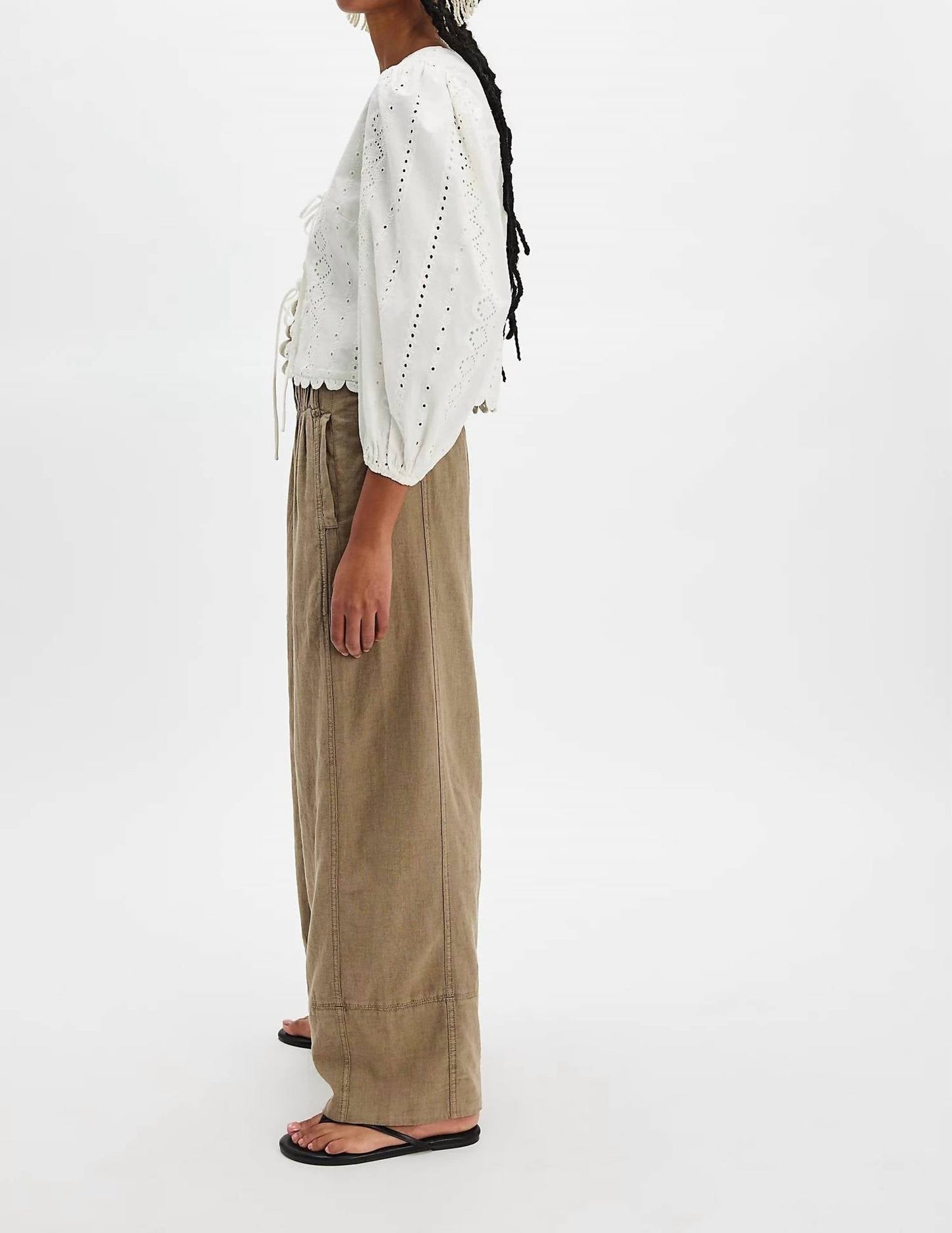 Free People - Women's Days End Linen Pull On Top