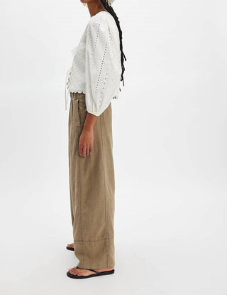 Free People - Women's Days End Linen Pull On Top