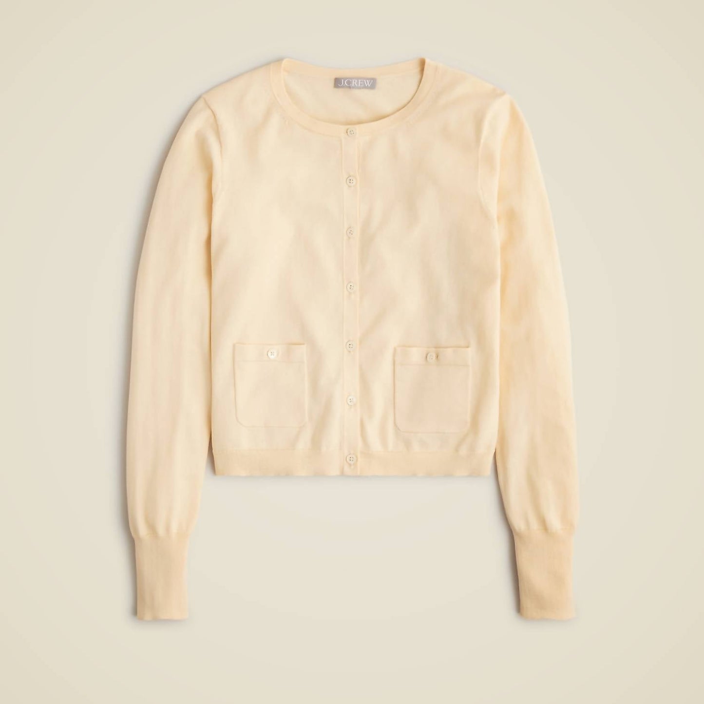 J.Crew - Crewneck Cardigan In Premium Ultrafine Cotton