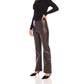 Fifteen Twenty - Finley Faux Leather Wide-leg Pants
