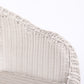 Ladd Outdoor Metal Wicker Barstool Set of 2 - Light Gray
