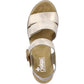 Rieker - Women's Fanni 87 Synthetic Leather Wedge Sandals