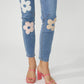 Frank Lyman - Floral Embroidered Skinny Jeans
