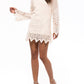 Jen'S Pirate Booty - Geometric Lace Off The Shoulder Mini Dress