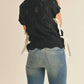&Merci - Mock Neck Cropped Sweater Vest