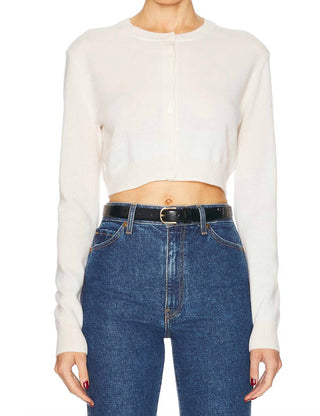 Enza Costa - Cashmere Fitted Cardigan