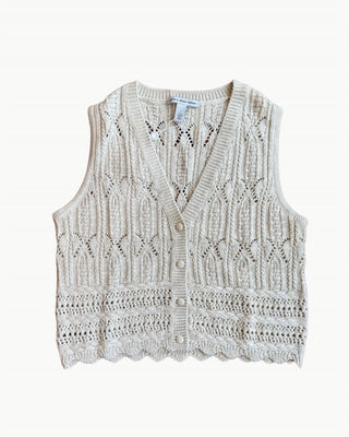 Autumn Cashmere - Mixed Stitch Vest