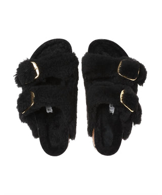 Birkenstock - Women's Arizona Big Buckle Teddy Rivet Slipper