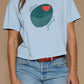 All Us - Olive You Cropped Tee