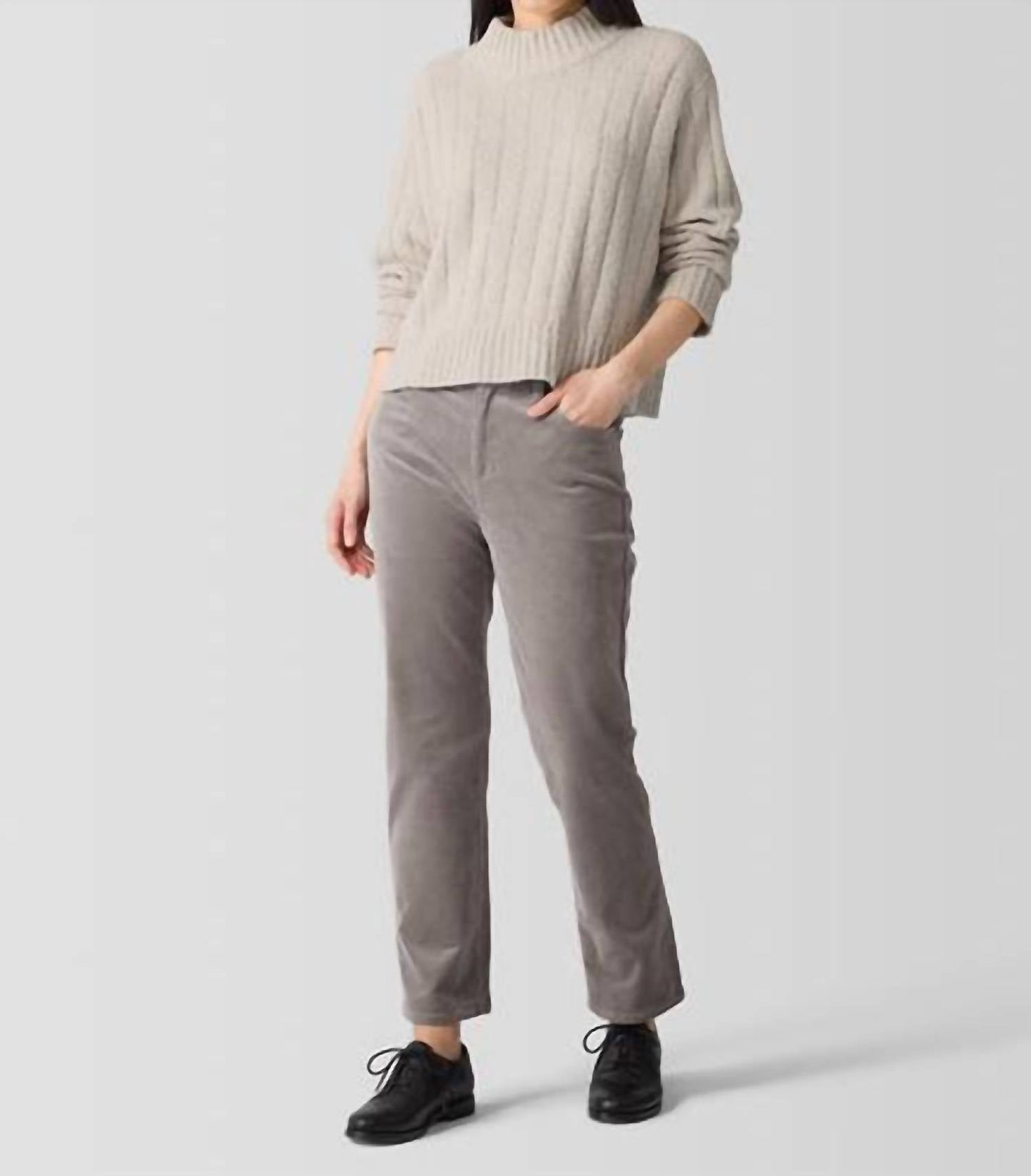 Eileen Fisher - Fluff Rib Turtleneck Sweater