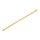 10KT Yellow Gold Plated .925 Sterling Silver 1 cttw Prong-Set Diamond Link Bracelet (J-K, I1-I2) - 7.5"