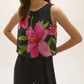 Joseph Ribkoff - Floral Chiffon Wide Leg Jumpsuit