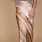 &Merci - Lila Satin Midi Skirt