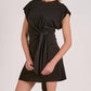 Elan - Side Tie Short Sleeve Dress