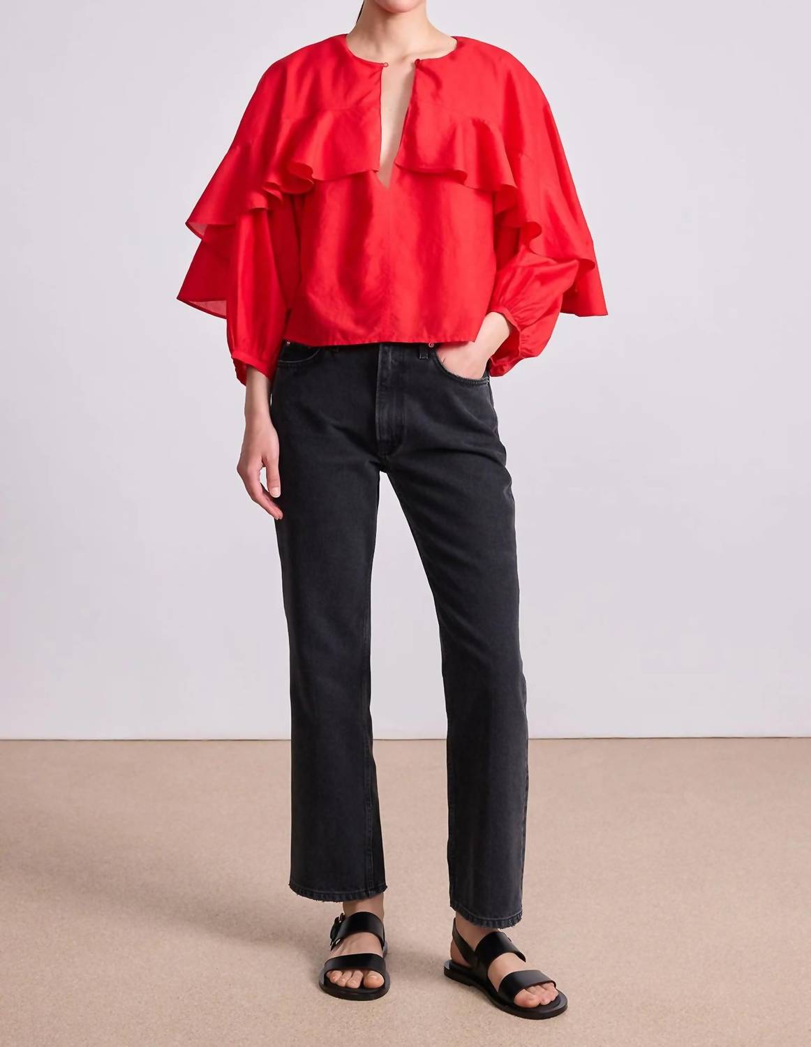 Apiece Apart - Hazan Ruffle Top