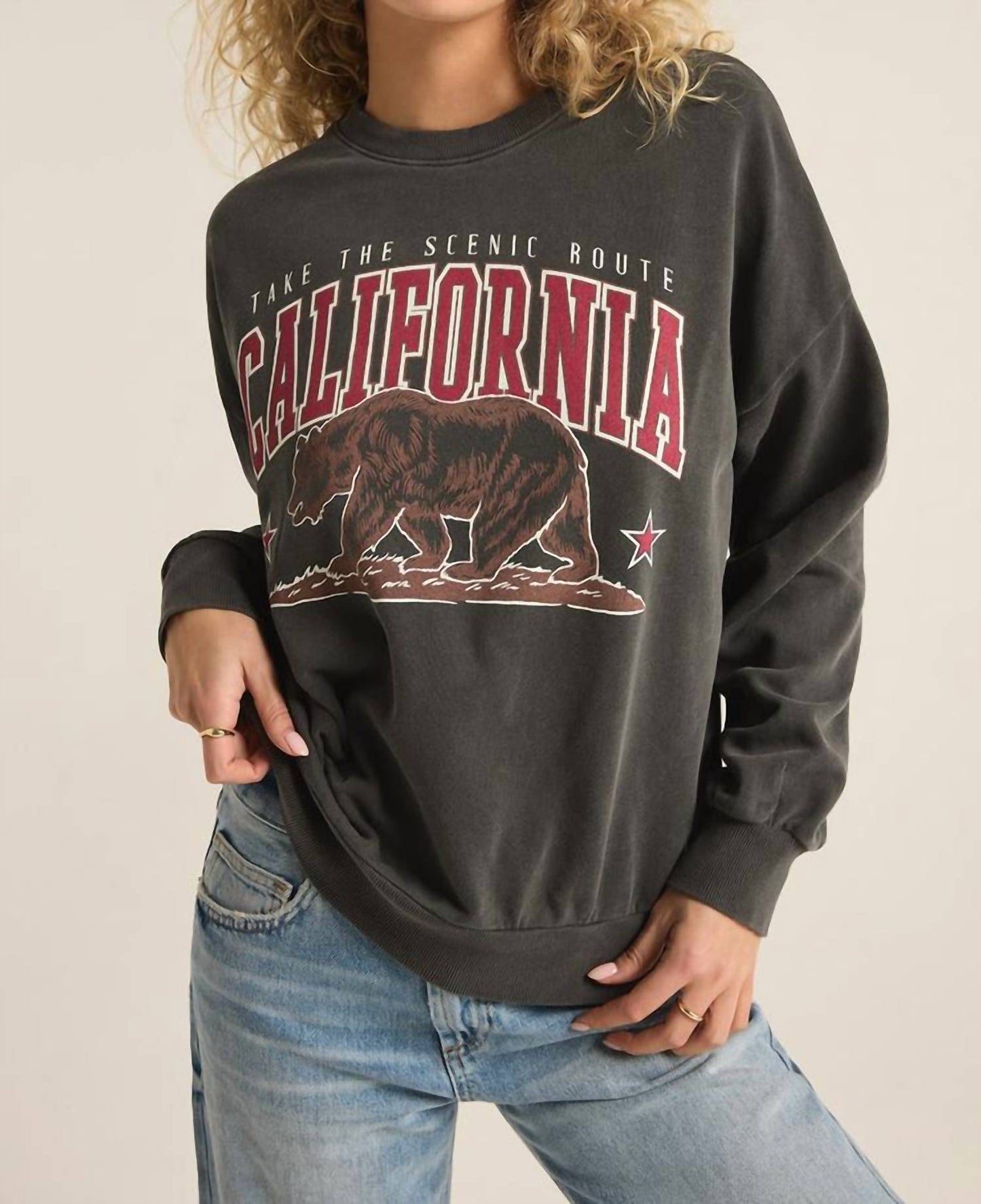 Z Supply - CALI BEAR SUNDAY SWEATSHIRT