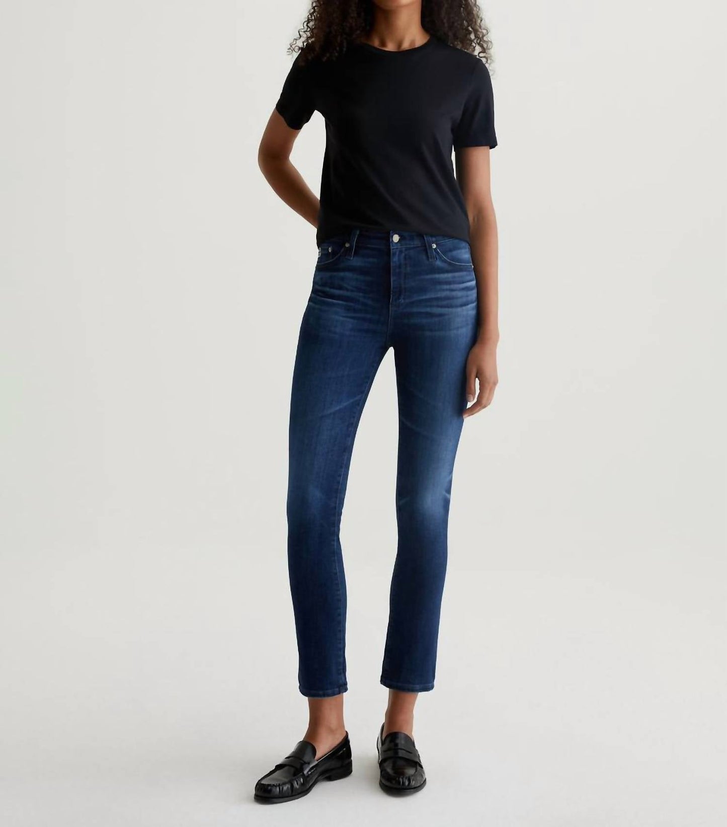 Ag Jeans - Mari Ag-ed™ Mid-rise Slim Straight Leg Denim