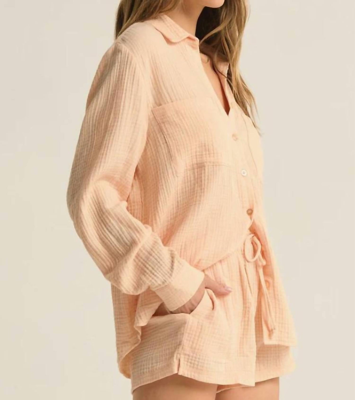 Z Supply - Kaili Button Up Gauze Top