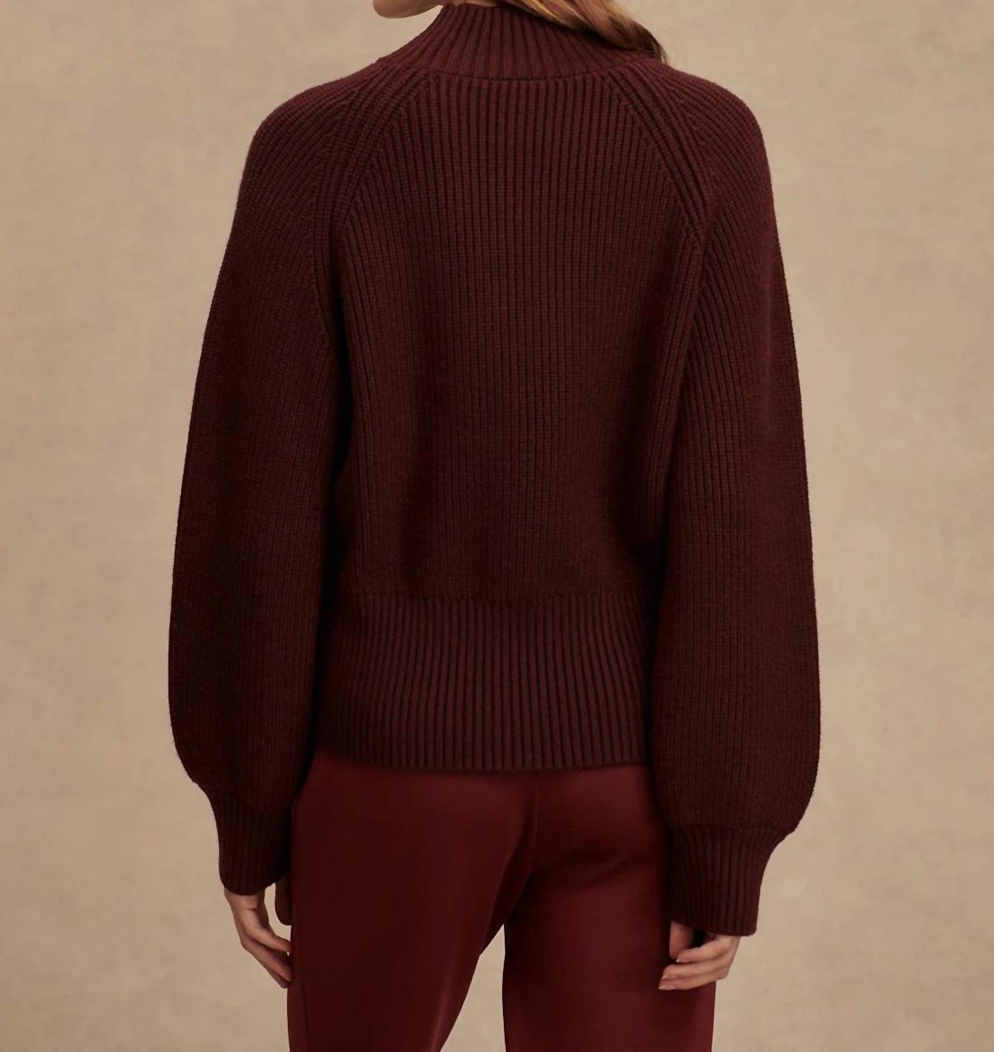Varley - Martina High Neck Rib Knit Sweater