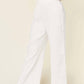 Double Take - Women's Full Size Texture Smocked Waist Wide Leg Pants