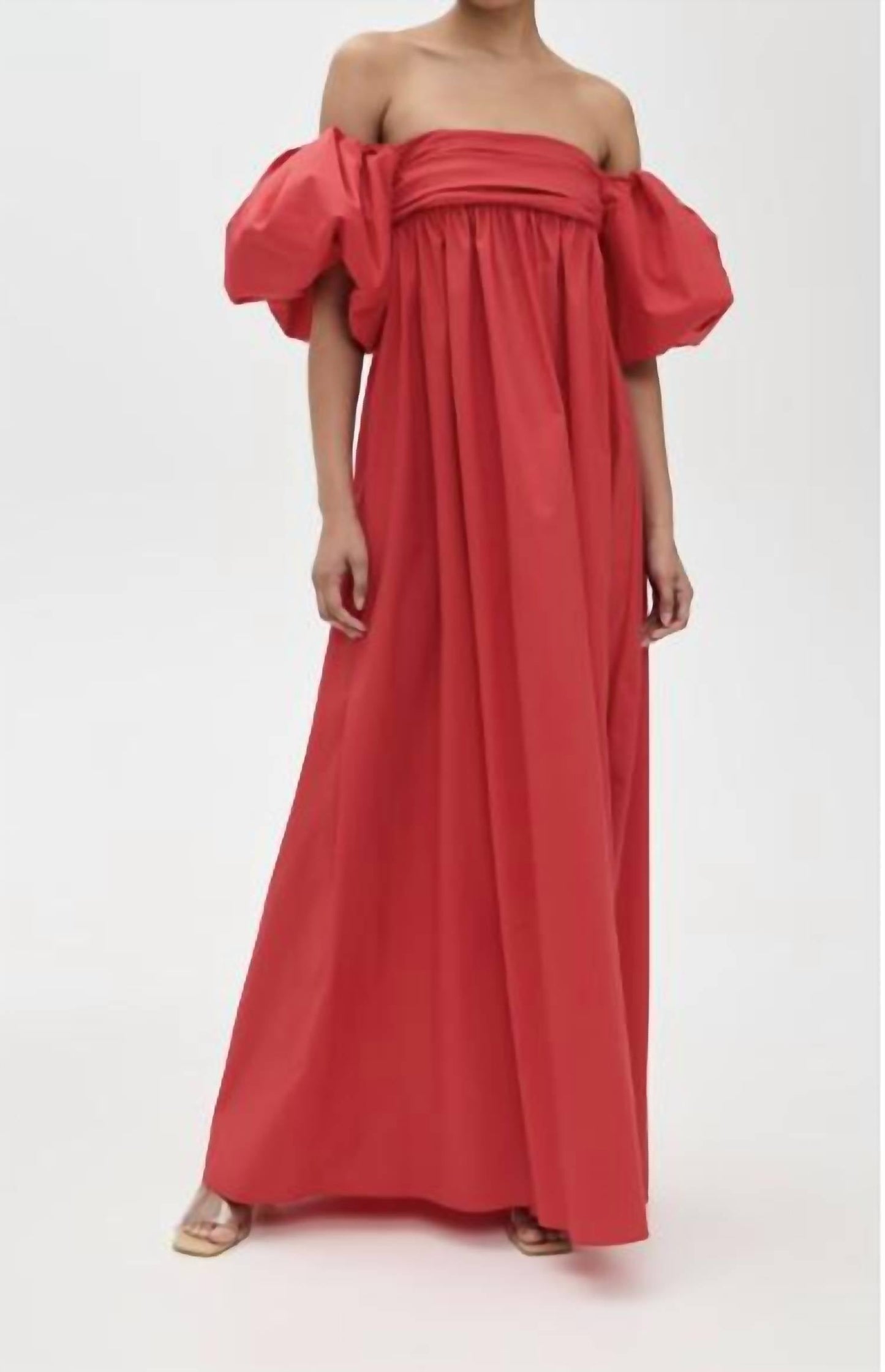 Caroline Constas - Emilia Ruched Empire Maxi Dress