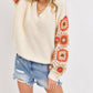 Bibi - Crochet sleeve sweater