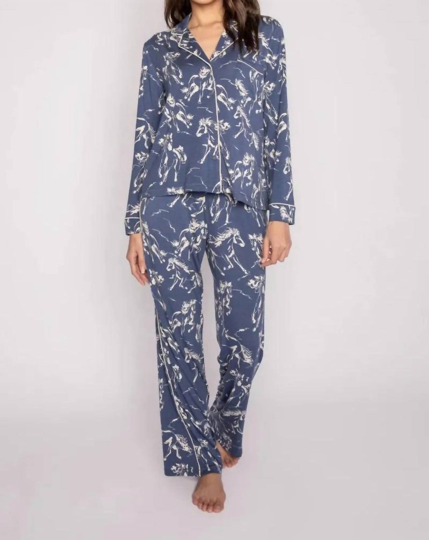 Pj Salvage - Run Wild Pajama Long Sleeve Top