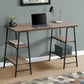 Computer Desk For Home Office, Storage Shelves, Industrial Design