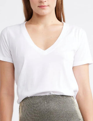 Self Contrast - Frankie V-neck Baby Tee