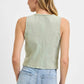 Trendsi - Risen Full Size V Neck Button Down Vest Plus Size