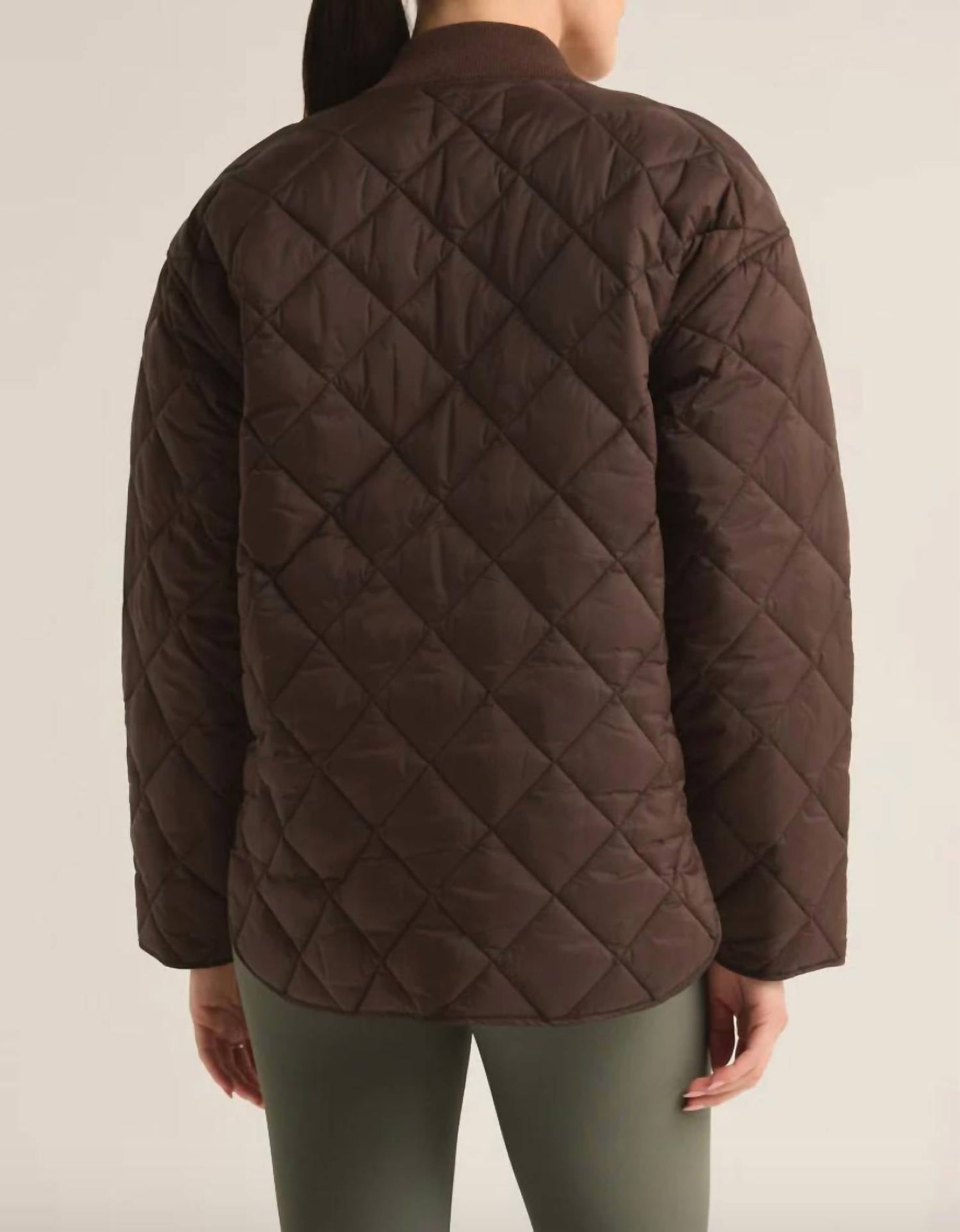 Z Supply - Quilted Nylon Bomber Jacket