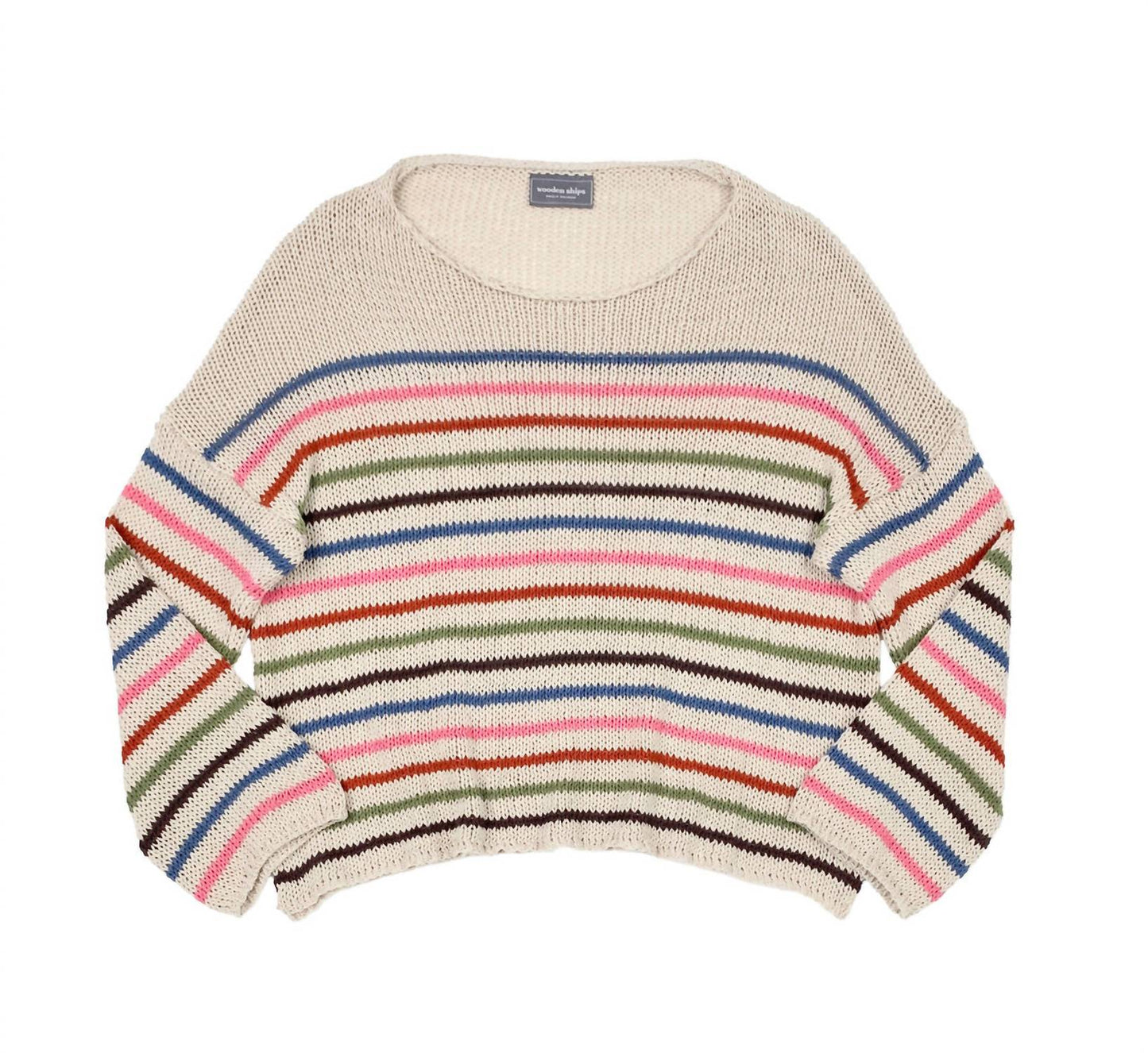 Wooden Ships - Women's Sierra Striped Cropped Crewneck Top