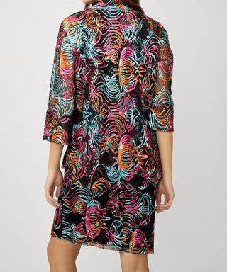 Frank Lyman - Floral Embroidered Hip-length Jacket