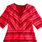 Ralph Lauren - Women's Striped V-neck A Line Dress