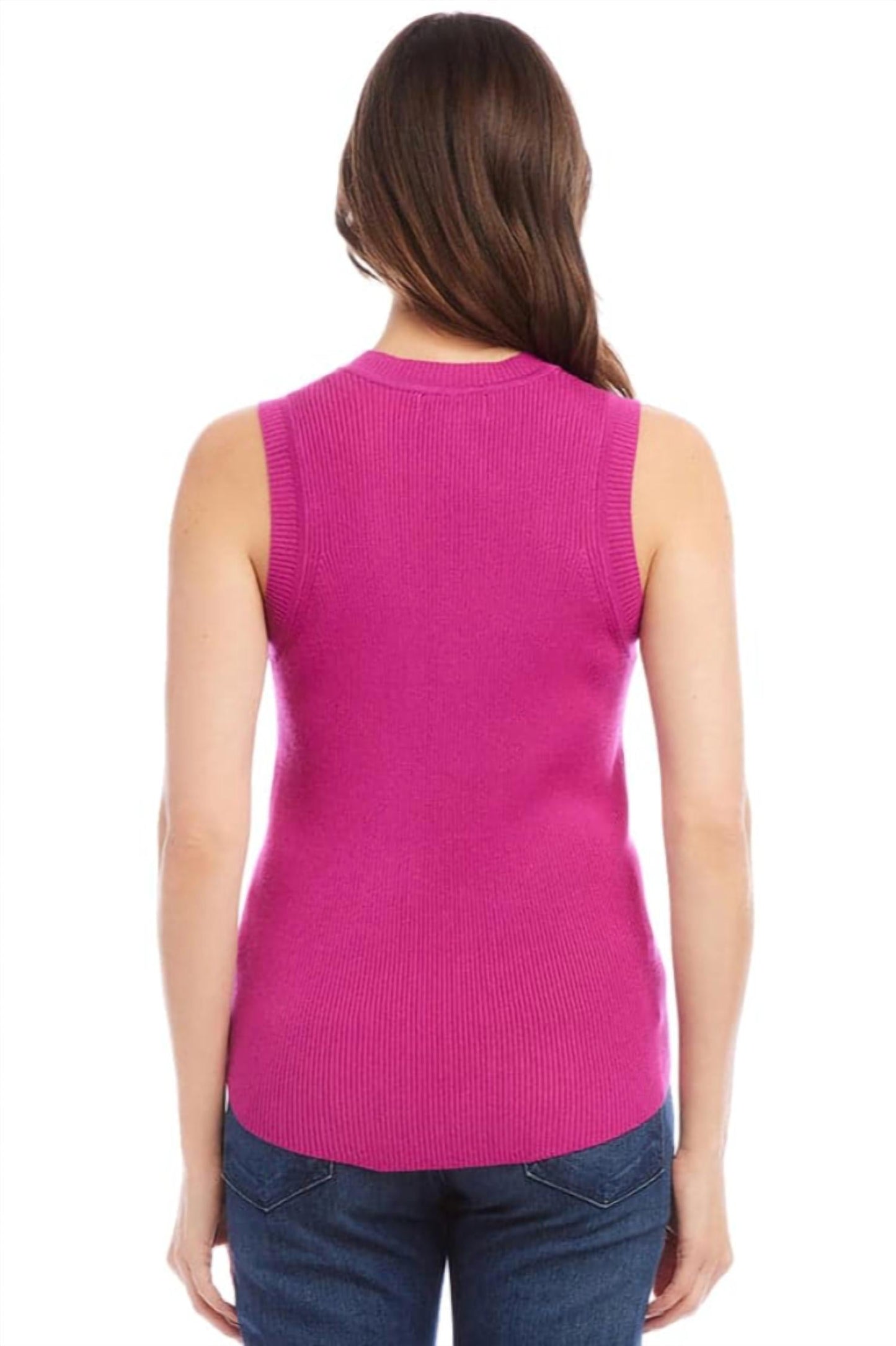 Karen Kane - Ribbed Sleeveless Sweater Tank
