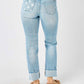 Judy Blue - Boyfriend Mid Rise Star Pocket Jeans