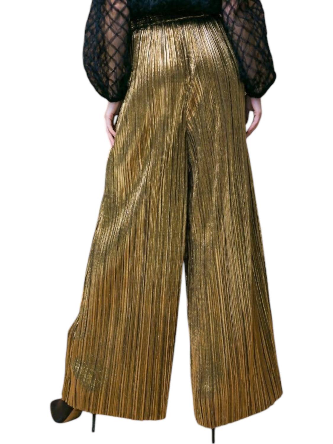 Flying Tomato - Woven Pleated Pants