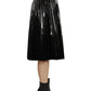 Dolce Cabo - Patent Leather Pleated Skirt