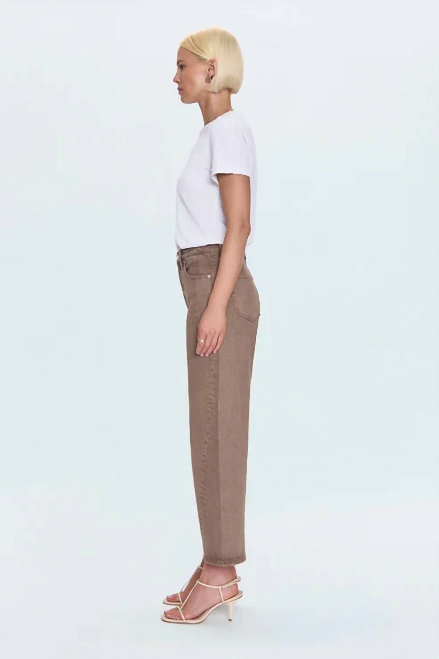 Pistola - Kyra High Rise Bowed Wide Leg Jeans