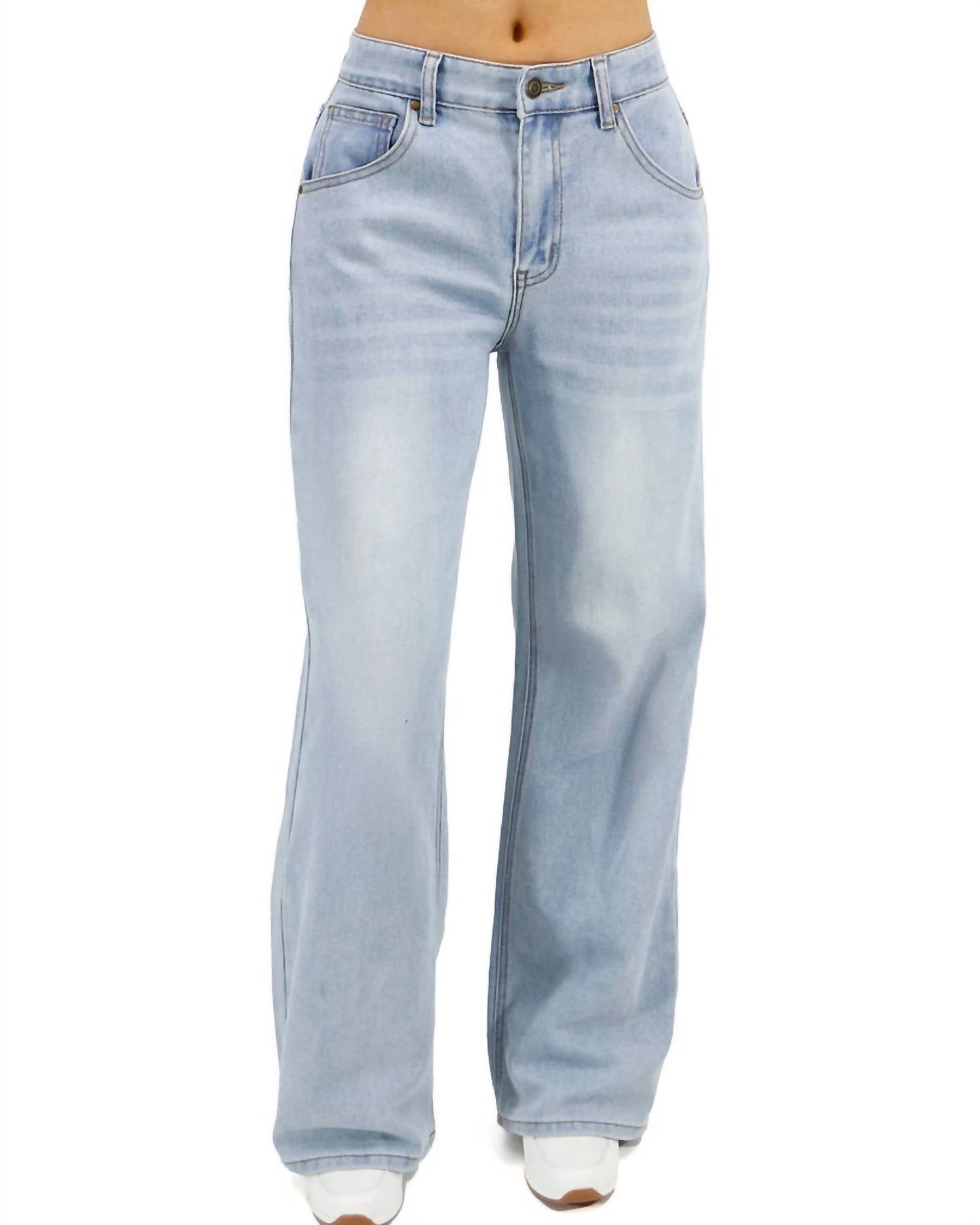Grace And Lace - Slouchy Soft Wide Leg Jeans
