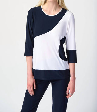 Joseph Ribkoff - Casual Crew Neck Pullover