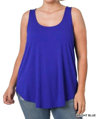 Zenana - Sleeveless Round Hem Tank