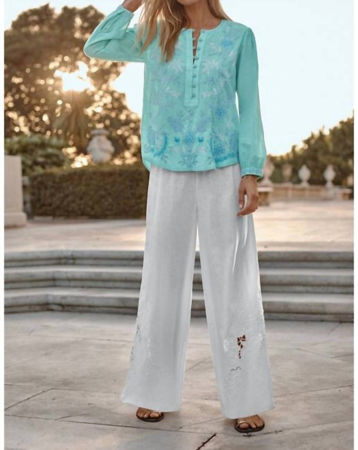 Johnny Was - FIELD HENLEY BLOUSE YOHANA