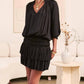 Current Air - Silk Pleated Mini Dress