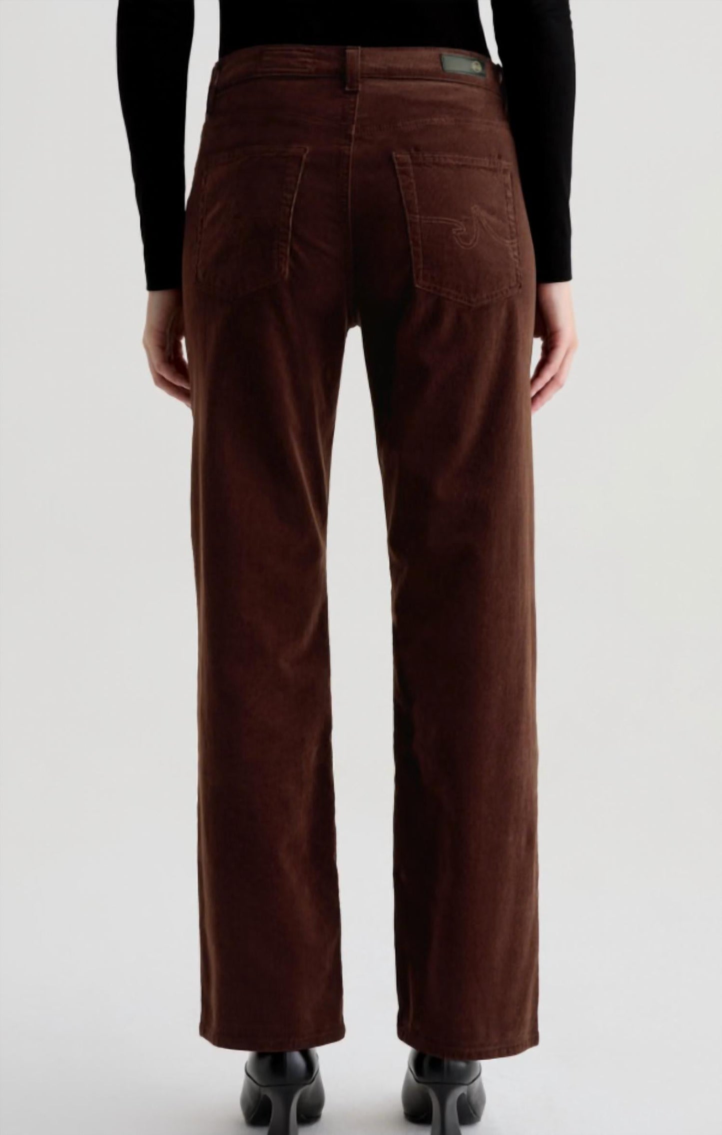 Ag Jeans - Brinley Corduroy Mid Rise Straight Jeans