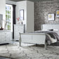 Louis Philippe Platinum Finish Twin Bed