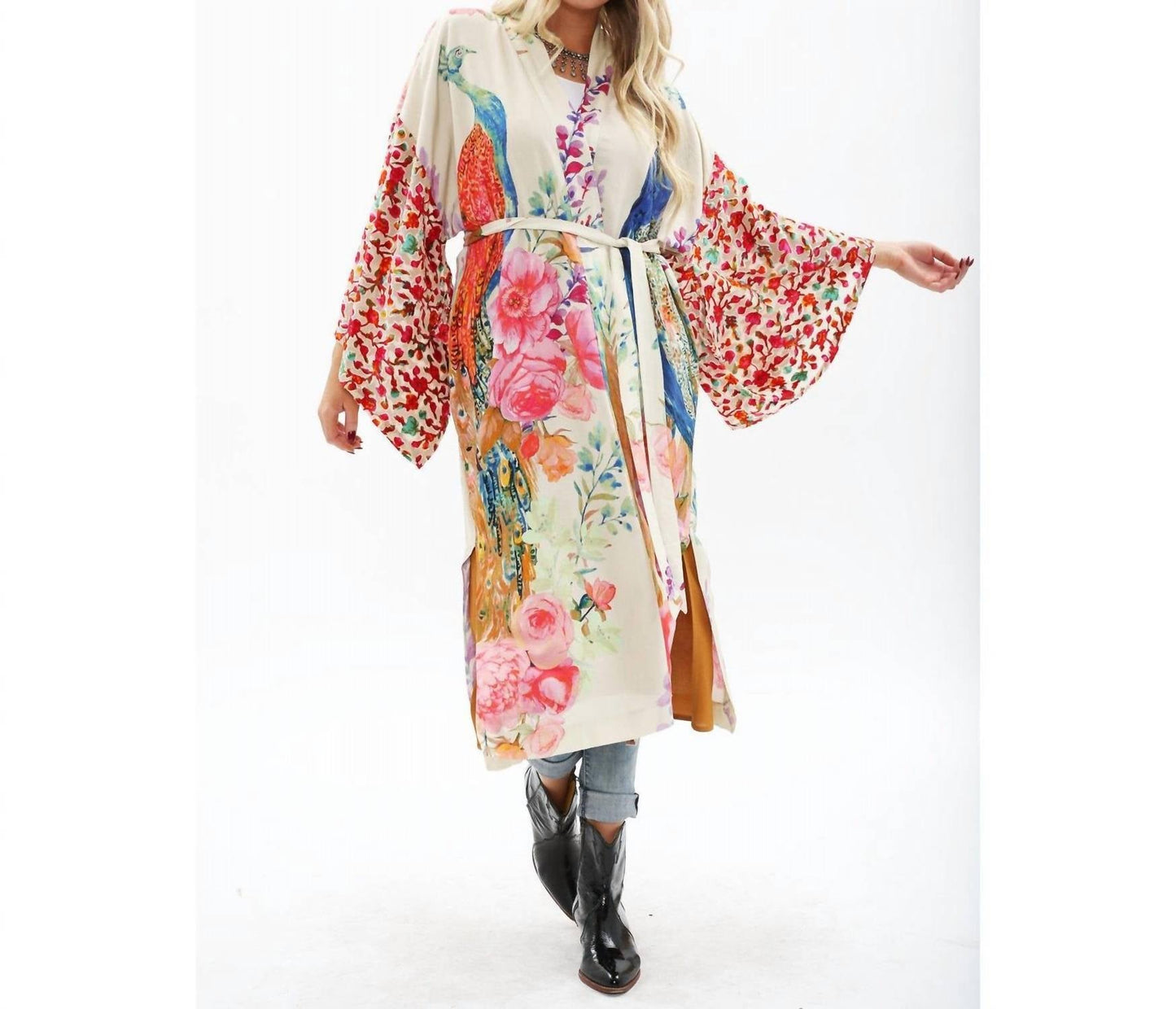 Aratta - Peacock Fantasy Kimono