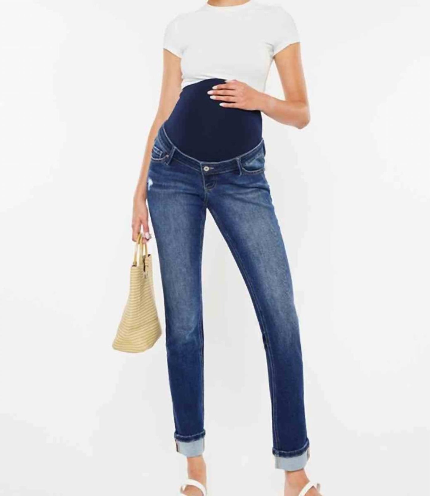 Kancan - Teagan Maternity Straight Fit Jeans